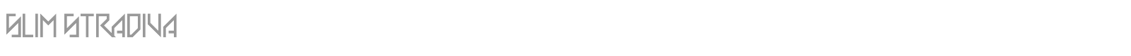 Slim Stradiva font preview